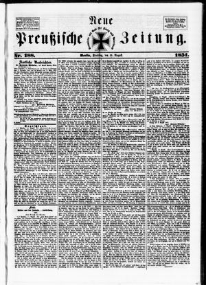Neue preußische Zeitung vom 15.08.1851