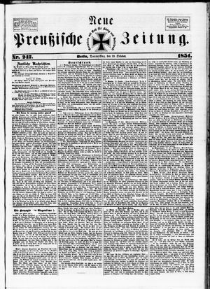 Neue preußische Zeitung vom 23.10.1851