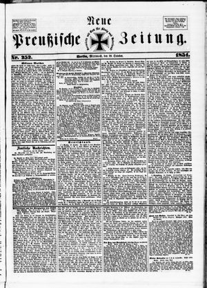 Neue preußische Zeitung vom 29.10.1851
