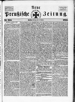 Neue preußische Zeitung vom 31.10.1851