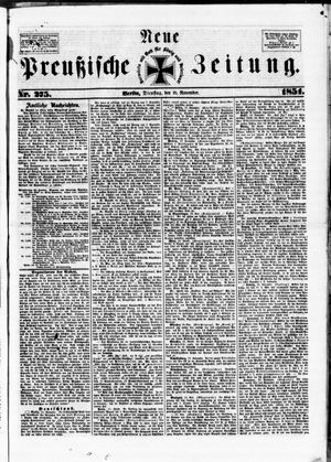 Neue preußische Zeitung on Nov 25, 1851