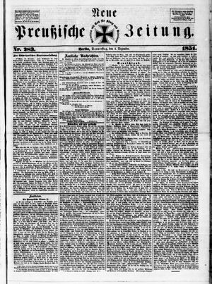 Neue preußische Zeitung vom 04.12.1851