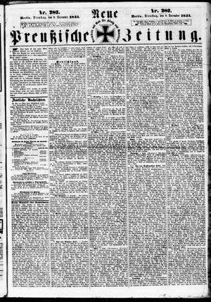 Neue preußische Zeitung vom 09.12.1851