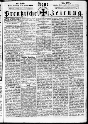 Neue preußische Zeitung vom 10.12.1851