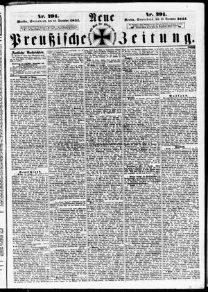 Neue preußische Zeitung vom 13.12.1851