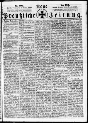 Neue preußische Zeitung vom 16.12.1851