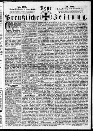 Neue preußische Zeitung vom 23.12.1851