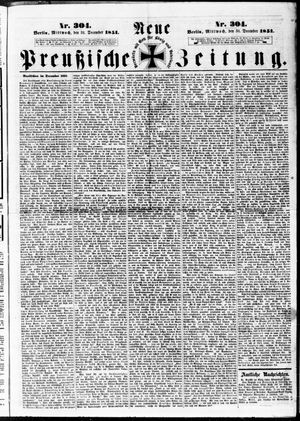 Neue preußische Zeitung on Dec 31, 1851