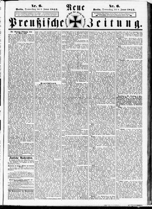 Neue preußische Zeitung vom 08.01.1852
