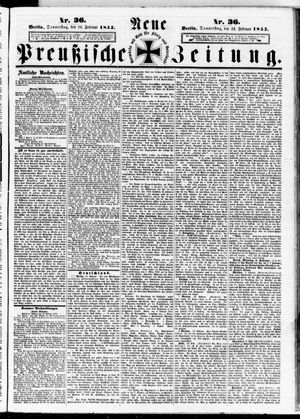 Neue preußische Zeitung vom 12.02.1852