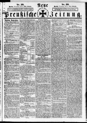 Neue preußische Zeitung vom 02.03.1852