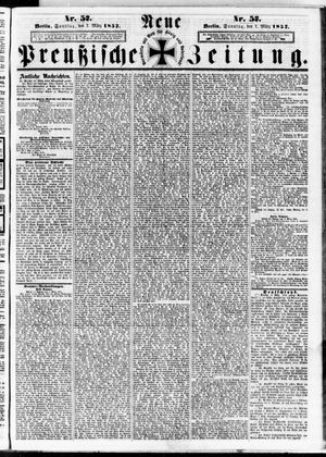 Neue preußische Zeitung vom 07.03.1852
