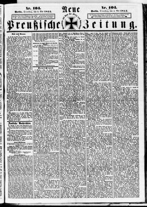 Neue preußische Zeitung vom 04.05.1852