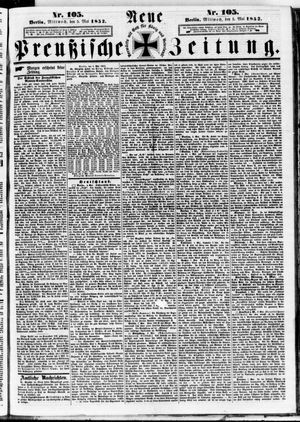 Neue preußische Zeitung vom 05.05.1852