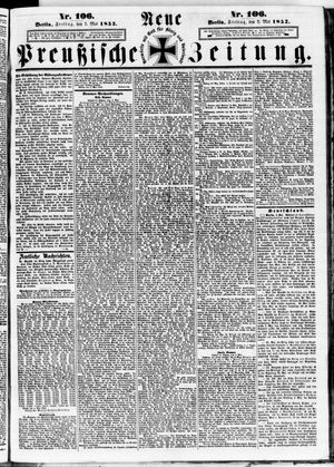 Neue preußische Zeitung vom 07.05.1852