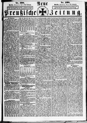 Neue preußische Zeitung vom 09.05.1852