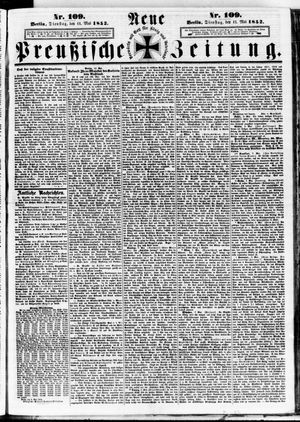 Neue preußische Zeitung vom 11.05.1852