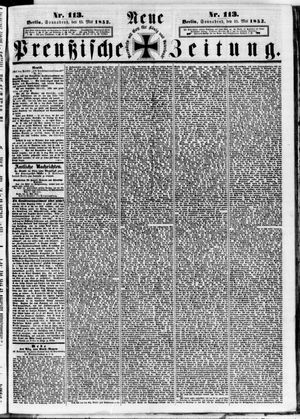 Neue preußische Zeitung vom 15.05.1852