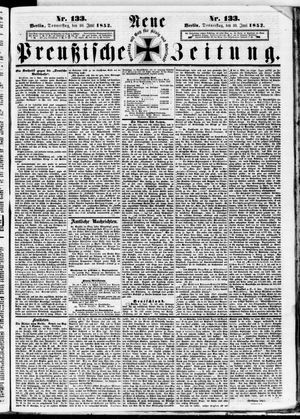 Neue preußische Zeitung vom 10.06.1852