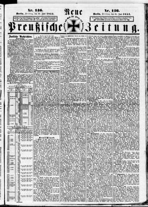 Neue preußische Zeitung vom 25.06.1852