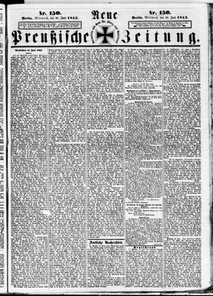 Neue preußische Zeitung vom 30.06.1852