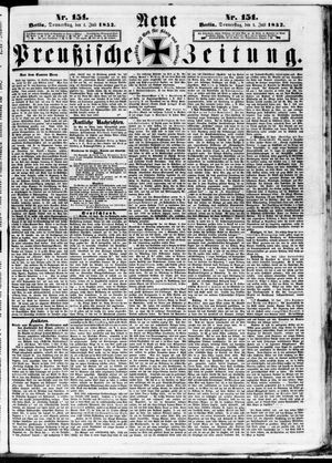 Neue preußische Zeitung vom 01.07.1852