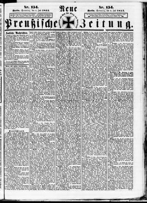 Neue preußische Zeitung vom 04.07.1852
