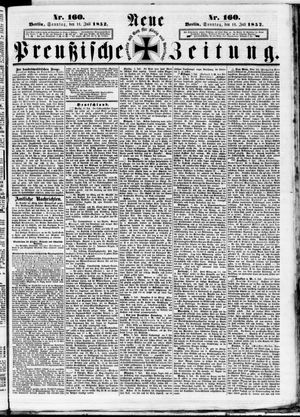 Neue preußische Zeitung vom 11.07.1852