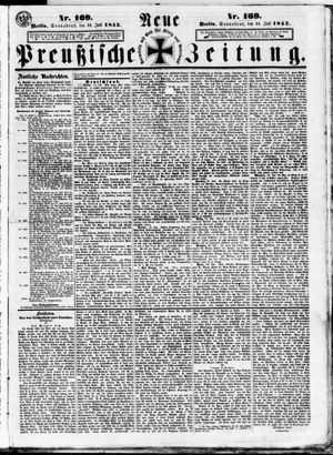 Neue preußische Zeitung vom 24.07.1852