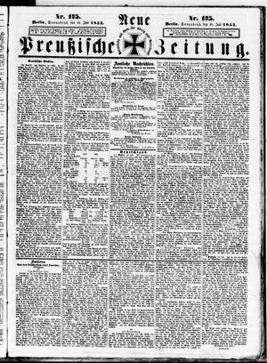 Neue preußische Zeitung vom 31.07.1852