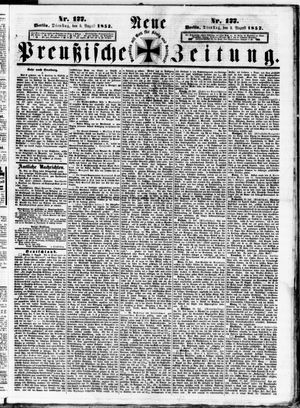 Neue preußische Zeitung vom 03.08.1852