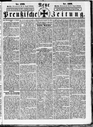 Neue preußische Zeitung vom 28.08.1852