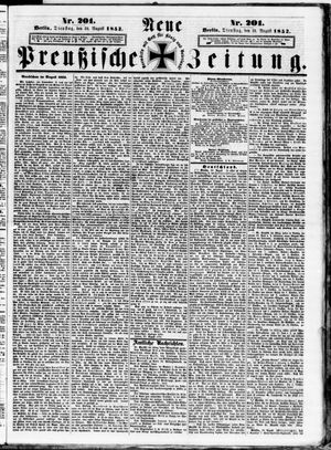Neue preußische Zeitung vom 31.08.1852