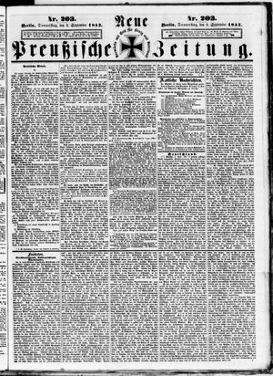 Neue preußische Zeitung vom 02.09.1852