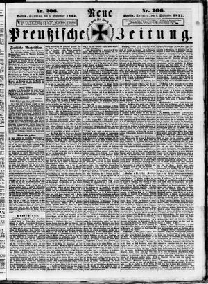 Neue preußische Zeitung vom 05.09.1852