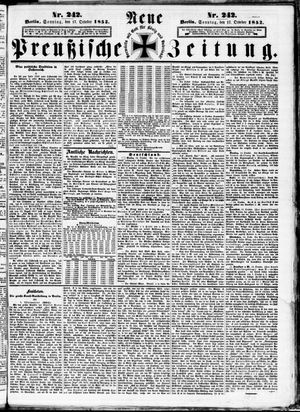 Neue preußische Zeitung vom 17.10.1852