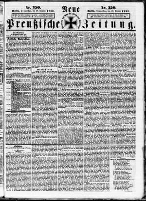 Neue preußische Zeitung vom 28.10.1852
