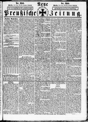Neue preußische Zeitung vom 29.10.1852