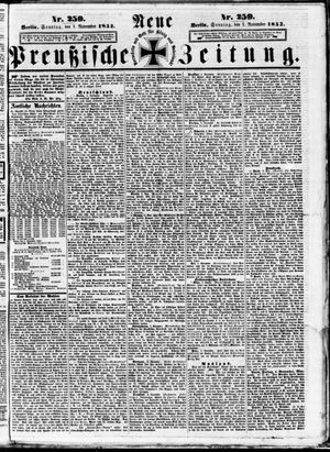Neue preußische Zeitung vom 07.11.1852