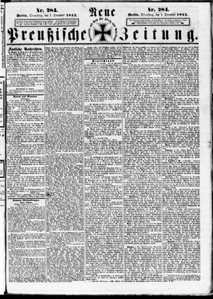 Neue preußische Zeitung vom 07.12.1852