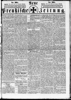 Neue preußische Zeitung vom 15.12.1852