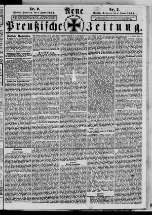 Neue preußische Zeitung vom 09.01.1853