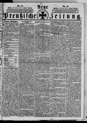 Neue preußische Zeitung vom 11.01.1853