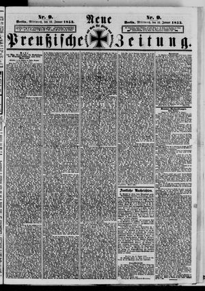 Neue preußische Zeitung vom 12.01.1853