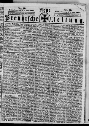 Neue preußische Zeitung vom 13.01.1853