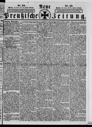 Neue preußische Zeitung vom 18.01.1853