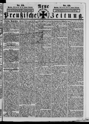 Neue preußische Zeitung vom 19.01.1853