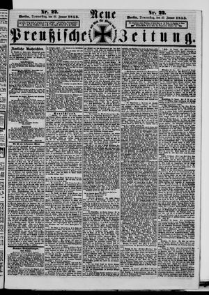 Neue preußische Zeitung vom 27.01.1853