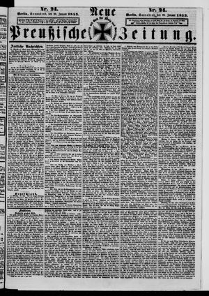 Neue preußische Zeitung vom 29.01.1853