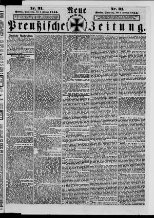Neue preußische Zeitung vom 06.02.1853